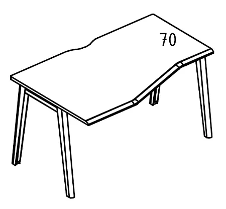 Стол эргономичный  МР Б1Б 061.02
