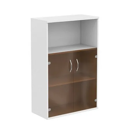 Шкаф с малыми стеклянными дверьми СТ-2.2