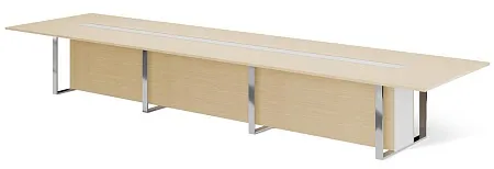 EXE Стол перег L536 хром/короб 101 922 OAK 07 W