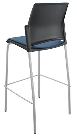 RESTART барный, каркас Серый, Пластик Черный ЦБ-00011305