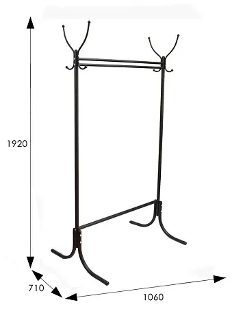 Вешалка напольная М 13 (Черный)