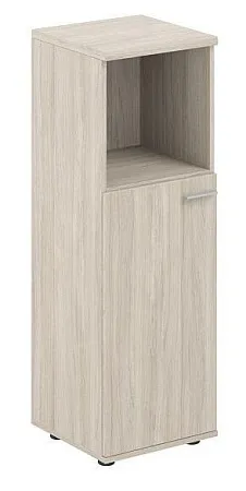 Шкаф средний с нишей, 1 дв., з.ст ЛДСП 16 мм, левый SG.864.L