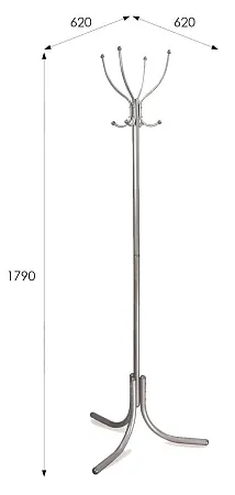 Вешалка напольная М 3 (Металлик)