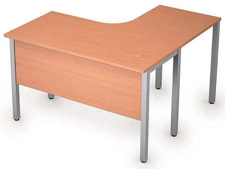 Стол на металлических опорах, экран ЛДСП 2МД.128L