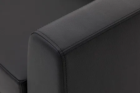 Диван 2м иск.кожа металл EVA 2 Dollaro 501 black