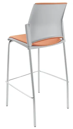 RESTART барный, каркас Хром, Пластик Серый ЦБ-00014021