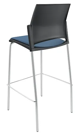 RESTART барный, каркас Хром, Пластик Черный ЦБ-00014024