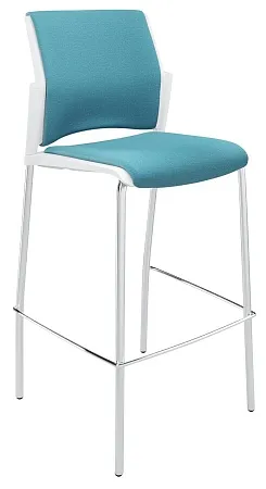 RESTART барный, каркас Хром, Пластик Белый ЦБ-00011310