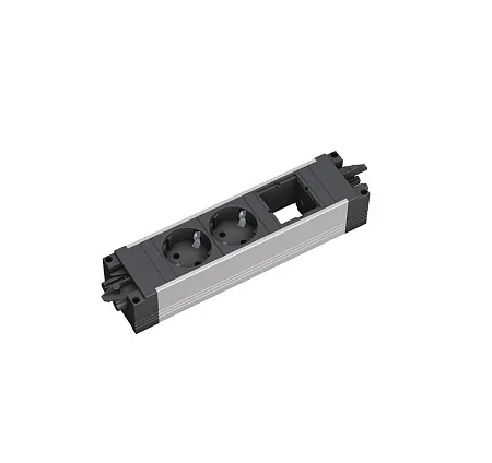STEP Модуль 2schuco+1castom ЧЕРНЫЙ-АЛЮМ 906.000