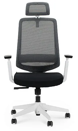 Кресло офисное Лондон офис JZR1008H-BL005-DWB104 white plastic