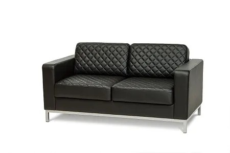 Диван двухместный, опоры хром БЕНТЛИ Ben2-2 hr