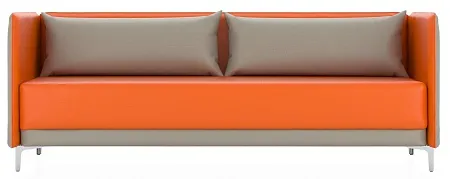 3-х местный диван  низкий ГРАФИТ Н