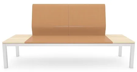 Диван 3-х местный без подлокотников со столиком НОРМАН 3А/С+А+А+С