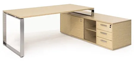 EXE Стол на оп.тумбе L189 хром 101 104 WAL 07