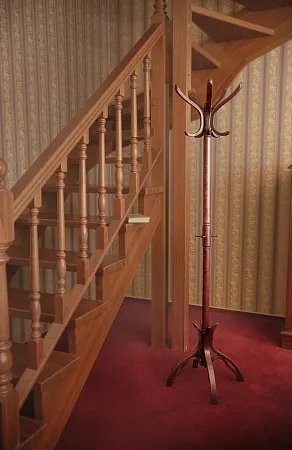 Вешалка напольная В 12Н (Махагон)