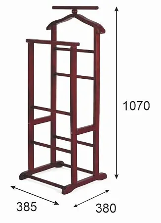 Вешалка костюмная В 9Н (Махагон)