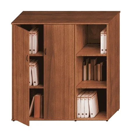 Шкаф комбинированный средний (закрытый + стеллаж узкий) Исп.17