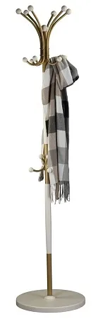 Вешалка напольная Д 1 (Золото/слоновая кость)