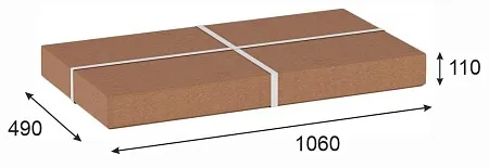 Вешалка костюмная В 9Н (Махагон)