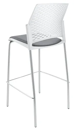 REWIND барный, каркас Хром, Пластик Белый ЦБ-00014054