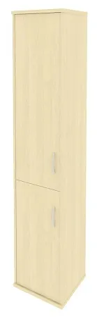 Шкаф высокий узкий левый (1 низкая дверь ЛДСП, 1 средняя дверь ЛДСП) А.СУ-1.3 (L)