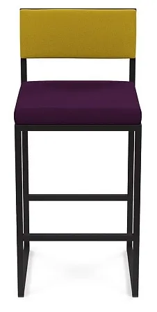 Барный стул Барнс-75 (сидушка violet/спинка ricco) AL 301
