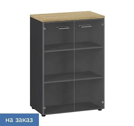 FLEX Шкаф средний со стекл.дв. 135H003 151 6Z.34