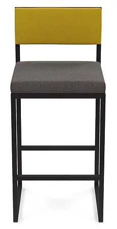 Барный стул Барнс-65 (сидушка grey lunar/спинка ricco) AL 301S