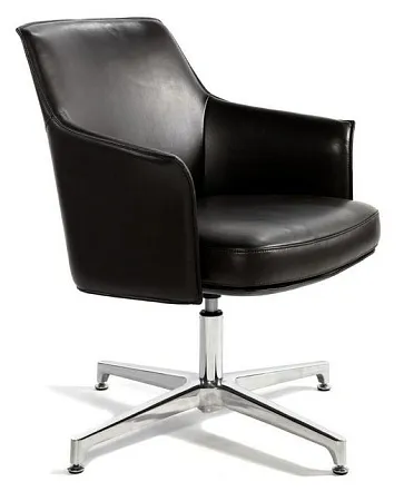Конференц кресло Бордо CF C1918 CF black leather