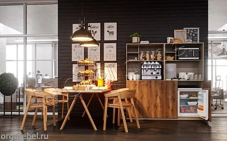 Мини-кухня (отделения для холодильника и СВЧ) W-51