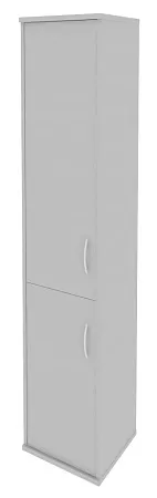 Шкаф высокий узкий левый (1 низкая дверь ЛДСП, 1 средняя дверь ЛДСП) А.СУ-1.3 (L)