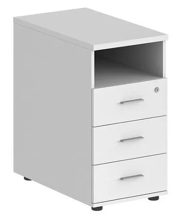 Тумба приставная с 3 ящ. и нишей, с замком без топа SG.512