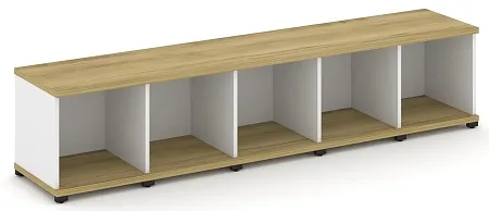 Стеллаж пять узких секций, 1 ниша CN.STU-150