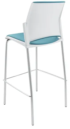 RESTART барный, каркас Хром, Пластик Белый ЦБ-00011310