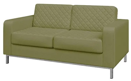 Диван двухместный, опоры хром БЕНТЛИ Ben2-2 hr