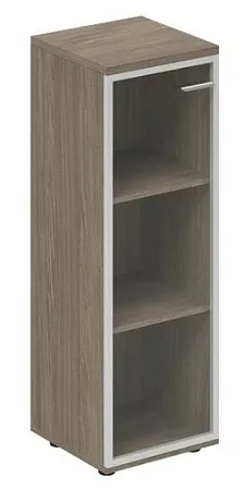 Шкаф средний со стеклом, з.ст HDF, левый WN.802.L