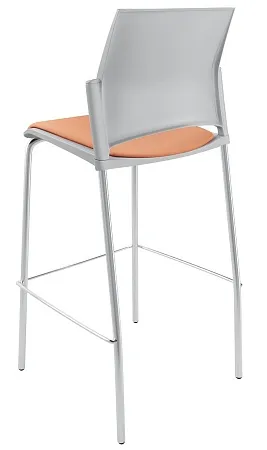 RESTART барный, каркас Хром, Пластик Серый ЦБ-00014022