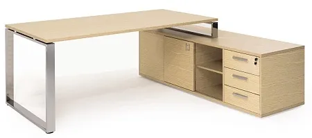 EXE Стол на оп.тумбе L209 хром  101 105 WAL 07