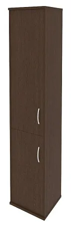 Шкаф высокий узкий левый (1 низкая дверь ЛДСП, 1 средняя дверь ЛДСП) А.СУ-1.3 (L)