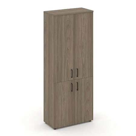 Шкаф высокий широкий (2 низких фасада ЛДСП + 2 средних фасада ЛДСП) SN.STS-104 (796*400*1982)