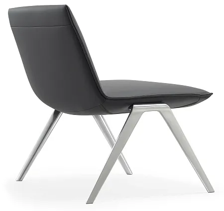 KAYAK Кресло lounge СЕРЫЙ/ПОЛИР.АЛ. F2313 Chrome NXPU9721 grey