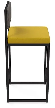 Барный стул Барнс-75 (сидушка ricco/спинка grey lunar) AL 301