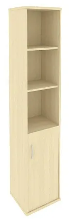 Шкаф высокий узкий правый (1 низкая дверь ЛДСП) А.СУ-1.1 (R)