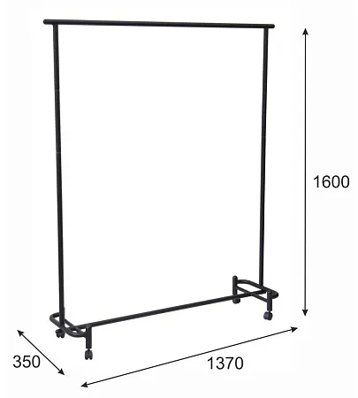 Вешалка напольная Пико 26 (Черный)