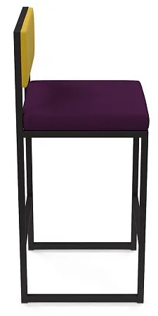 Барный стул Барнс-65 (сидушка violet/спинка ricco) AL 301S