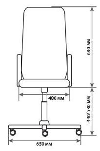 Кресло для руководителя Siluet DF 440130/C11