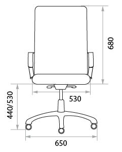 Кресло для руководителя Delfo DF PGcN 440040-14/MN