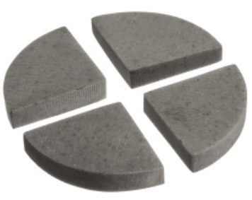 Подставки-ножки под кашпо TREEZ Тёмно-серый бетон (набор из 4-х шт.) - 7х5, в-1 см