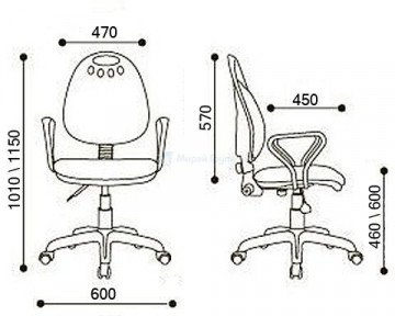 Офисное кресло  Марк new РС900 хром