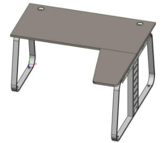 Рабочая станция малая правая  (наборная, углы прямые) JNO116DX